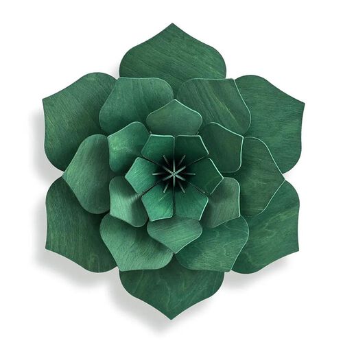 Lovi 3D Puzzle Decor Flower 15cm Forest Green